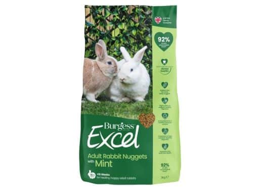 Burgess Excel Adult Rabbit med mint 3 kg