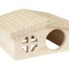 Flamingo house stally wood 19,5x17x9,5cm | gnavernes univers
