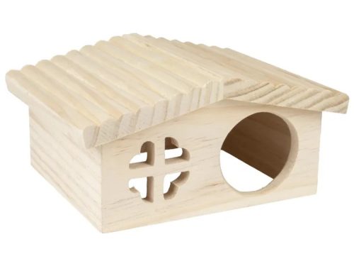 Flamingo house stally wood 19,5x17x9,5cm | gnavernes univers