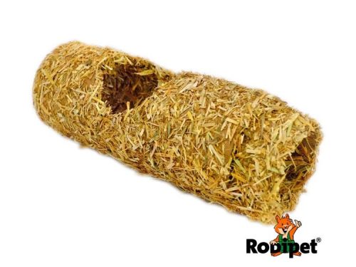Hule lavet af naturligt halm til gnavere, ideel til leg og skjul, fra brandet Rodipet.