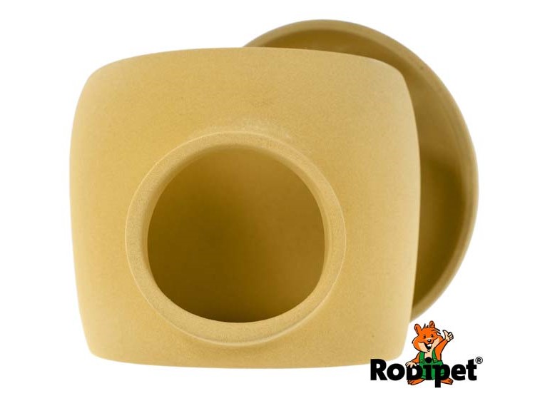 25487 - rodipet® easyclean gobi keramik hus 2 | gnavernes univers Kompakt legehus til gnavere fra rodipet, ideelt til at skabe hyggelige skjulesteder og sikre en tryg atmosfære for mindre kæledyr. | gnavernes univers