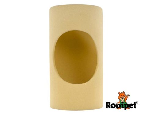 Robipet hule til gnavere i lys farve, ideel til at skabe et sikkert og hyggeligt skjul for mindre kæledyr. Perfekt til hamstere og dværgpersonligheder, fremmer den naturlig adfærd og tryghed.