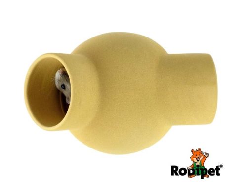 Robipet legetøj til gnavere, hulrør i form af en kugle, ideelt til hamstere og mindre kæledyr, der søger skjulesteder og legemuligheder.