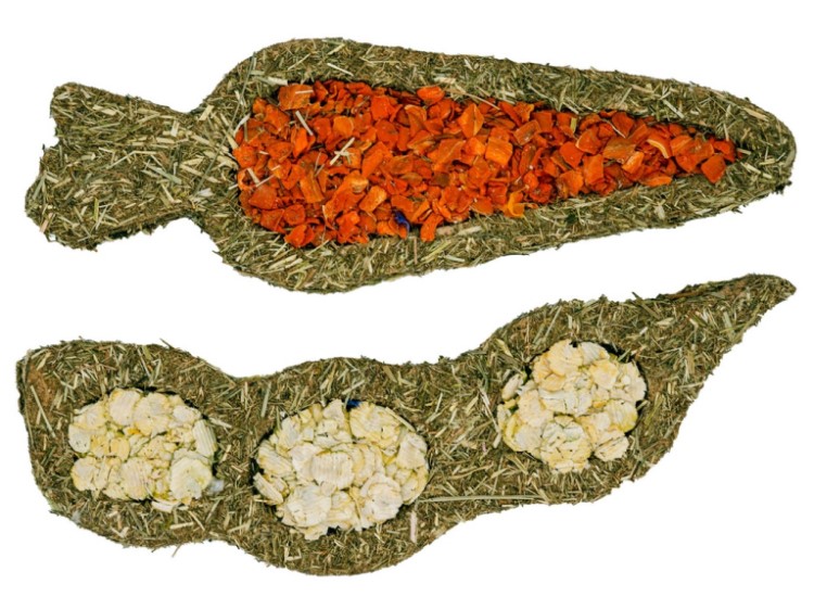 Jr farm veggie-box 300g 6 | gnavernes univers Høsnacks til gnavere i form af gulerod og majs, perfekt som sundt tilbehør til små kæledyr. Ideel til kaniner, marsvin og andre gnavere. | gnavernes univers