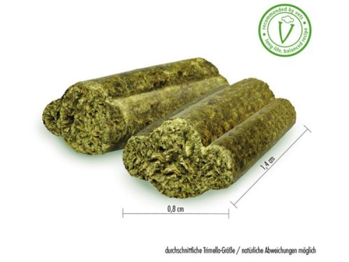 Naturlige foderstænger til gnavere, fremstillet af kvalitetsingredienser. Ideelle til at støtte dyrenes tandpleje og sundhed. Mål: 0,8 cm x 1,4 cm. Velegnet til hamstere, mus og andre små kæledyr.