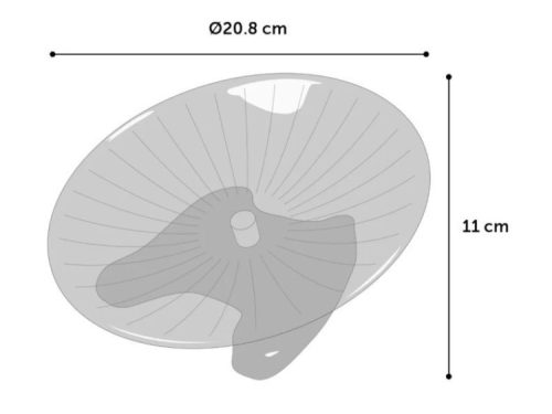 Gnaverhjul med en diameter på 20,8 cm og en højde på 11 cm, ideelt til mindre kæledyr som hamstere og mus, sikrer en sikker og sjov træningsoplevelse.