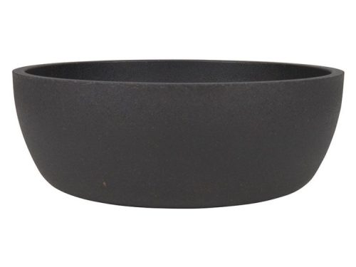 Skål til gnavere i sort, ideel til mad eller vand. Robust design, perfekt til små kæledyr som hamstere og mus.