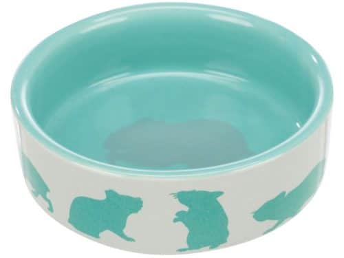 TX60731 - Trixie Keramik skål med hamster Turkis blå Ø8 cm
