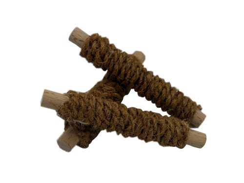 Naturlige tyggepinde til gnavere, ideelle til tandpleje og leg. Fremstillet af træ og naturlige materialer, perfekt til hamstere, kaniner og andre mindre kæledyr. | gnavernes univers
