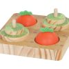 Sødt trælegetøj til små kæledyr, der fremmer leg og læring. Puzzle med farverige grøntsager i træ, ideelt til gnavere og mindre kæledyr. | gnavernes univers