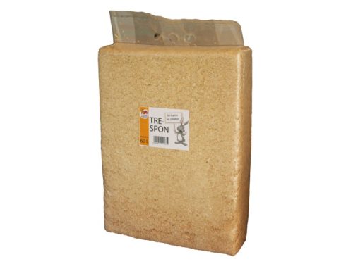 Spon til gnavere og mindre kæledyr, 60 liter, ideel til kaniner og marsvin, sørger for komfortabel bund i buret. | gnavernes univers