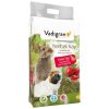 Vadigran hø med urter, 500g, indeholder rosenbær og er velegnet til gnavere som kaniner og marsvin. Produktet er rigt på fibre og naturlige ingredienser, der fremmer en sund fordøjelse.